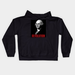 REVOLUTION, BY GEORGE! Kids Hoodie